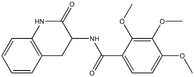 2,3,4-trimethoxy-N-(2-oxo-3,4-dihydro-1H-quinolin-3-yl)benzamide