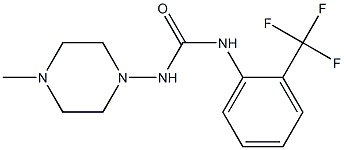 1-(4-methylpiperazin-1-yl)-3-[2-(trifluoromethyl)phenyl]urea|
