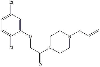 2-(2,5-dichlorophenoxy)-1-(4-prop-2-enylpiperazin-1-yl)ethanone