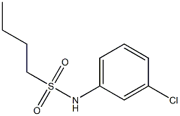 N-(3-chlorophenyl)butane-1-sulfonamide