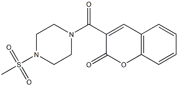 3-(4-methylsulfonylpiperazine-1-carbonyl)chromen-2-one