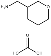(tetrahydro-2H-pyran-3-ylmethyl)amine - carbonic acid (2:1) Struktur