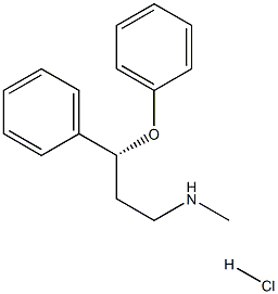 (R)-De(trifluoromethyl) Fluoxetine Hydrochloride Struktur