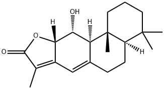 ent-11α-ヒドロキシアビエタ-8(14),13(15)-ジエン-16,12α-オリド 化學(xué)構(gòu)造式