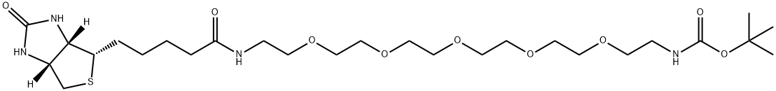 Biotin-PEG5-NH-Boc, 189209-28-7, 結(jié)構(gòu)式