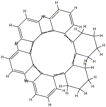 1,2:3,4:5,6:7,8:9,10:11,12-Hexa[1,3]butadieno-1,3,5,7,9,11-cyclododecahexene Struktur