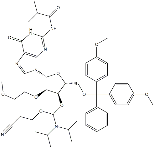 DMT-2μ-O-Me-rG(ib) amidite