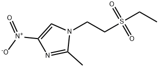 TINIDAZOLE RELATED COMPOUND B (20 MG) (1-(2-ETHYL-SULFONYLETHYL)-2-METHYL-4-NITROIMIDAZOLE) Struktur