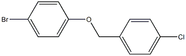 1-bromo-4-[(4-chlorophenyl)methoxy]benzene Structure