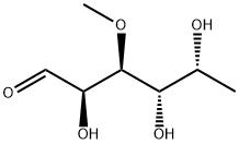 6-Deoxy-3-O-methylgalactose Struktur