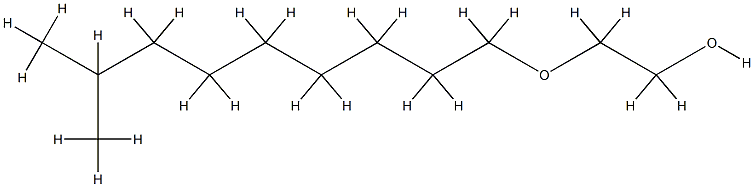 Poly(oxy-1,2-ethanediyl), .alpha.-isodecyl-.omega.-hydroxy- Structure