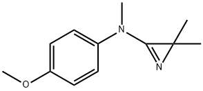 2H-Azirin-3-amine,N-(4-methoxyphenyl)-N,2,2-trimethyl-(9CI) Struktur