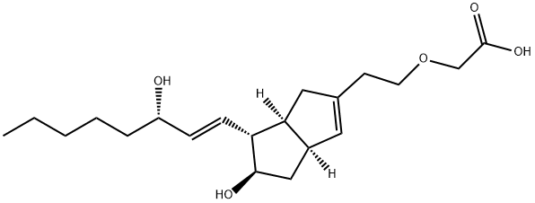 3-oxa-9(O)-methano-delta(6,9)prostaglandin I(1) Structure