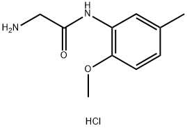 N~1~-(2-methoxy-5-methylphenyl)glycinamide hydrochloride|2-氨基-N-(2-甲氧基-5-甲基苯基)乙酰胺鹽酸鹽