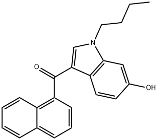 JWH 073 6-hydroxyindole metabolite Struktur