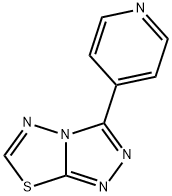 3-(4-pyridinyl)-1,2,4-Triazolo[3,4-b][1,3,4]thiadiazole 3-(Pyridin-4-yl)-[1,2,4]triazolo[3,4-b][1,3,4]thiadiazole Struktur