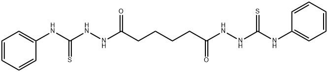 1,1'-ADIPOYLBIS(4-PHENYL-3-THIOSEMICARBAZIDE) Struktur