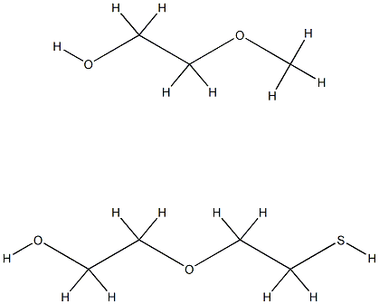 Mercaptopolyethylene glycol monomethyl etherPEG-thiol Struktur