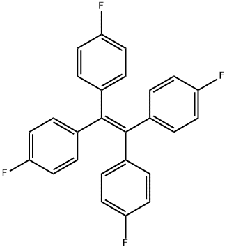 1,1,2,2-Tetrakis(4-fluorophenyl)ethene Struktur