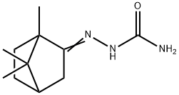 Hydrazinecarboxamide, 2-(1,7,7-trimethylbicyclo[2.2.1]hept-2-ylidene)- Struktur