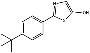 5-Hydroxy-2-(4-tert-butylphenyl)thiazole Struktur