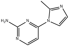 2-Amino-4-(2-methylimidazol-1-yl)pyrimidine Structure