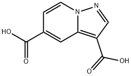 pyrazolo[1,5-a]pyridine-3,5-dicarboxylic acid Struktur