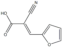 (2E)-2-cyano-3-(furan-2-yl)prop-2-enoic acid Structure
