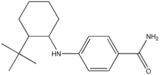 4-[(2-tert-butylcyclohexyl)amino]benzamide Struktur