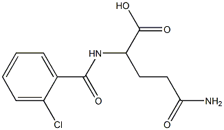 4-carbamoyl-2-[(2-chlorophenyl)formamido]butanoic acid