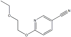 6-(2-ethoxyethoxy)nicotinonitrile Structure