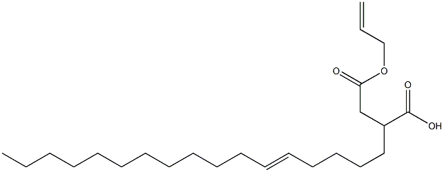 2-(5-Heptadecenyl)succinic acid 1-hydrogen 4-allyl ester Struktur