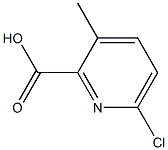 6-Chloro-3-methylpicolinicacid Struktur
