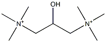 N,N,N,N',N',N'-ヘキサメチル-2-ヒドロキシ-1,3-プロパンジアミニウム 化學(xué)構(gòu)造式