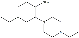 4-ethyl-2-(4-ethylpiperazin-1-yl)cyclohexanamine
