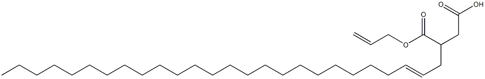 3-(2-Hexacosenyl)succinic acid 1-hydrogen 4-allyl ester Struktur