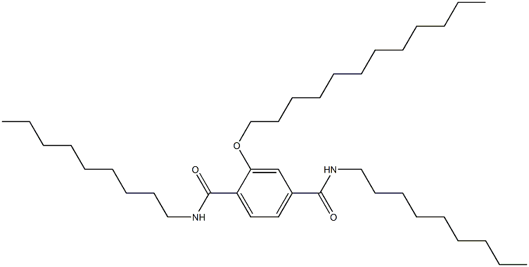 2-(Dodecyloxy)-N,N'-dinonylterephthalamide Structure