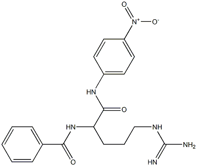 N-benzoyl-DL-arginine-4-nitroanilide hydrolyzing enzyme Struktur