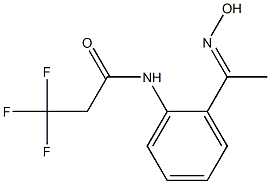 3,3,3-trifluoro-N-{2-[(1E)-N-hydroxyethanimidoyl]phenyl}propanamide Structure