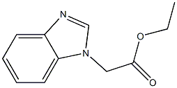 1H-Benzimidazole-1-acetic acid ethyl ester Structure
