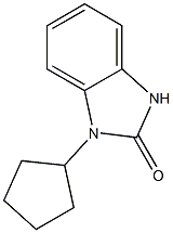 1-Cyclopentyl-1,3-dihydro-2H-benzimidazol-2-one Struktur