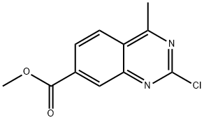 methyl 2-chloro-4-methylquinazoline-7-carboxylate Struktur