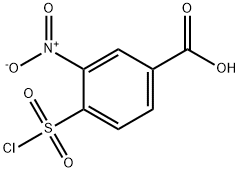 4-(chlorosulfonyl)-3-nitrobenzoic acid Struktur