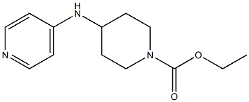 ethyl 4-(pyridin-4-ylamino)piperidine-1-carboxylate Struktur