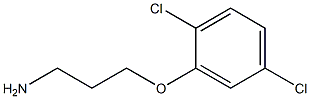 3-(2,5-dichlorophenoxy)propan-1-amine Structure