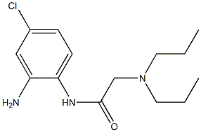 N-(2-amino-4-chlorophenyl)-2-(dipropylamino)acetamide Struktur