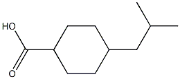 4-イソブチルシクロヘキサンカルボン酸 化學(xué)構(gòu)造式