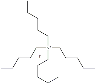 Tetrapentylammonium iodide Struktur