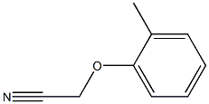 (2-methylphenoxy)acetonitrile Structure