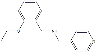 [(2-ethoxyphenyl)methyl](pyridin-4-ylmethyl)amine Struktur
